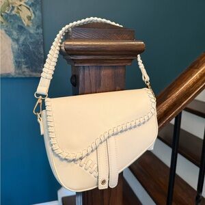 Elegant Cream Women's Bag/ Christian Dior look alike